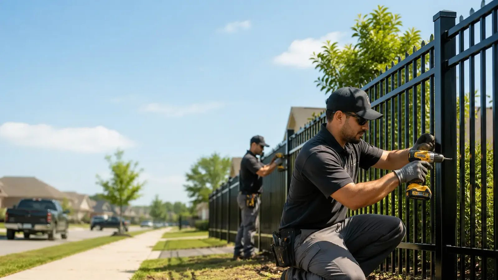 Metal Fence Installation in Justice, IL